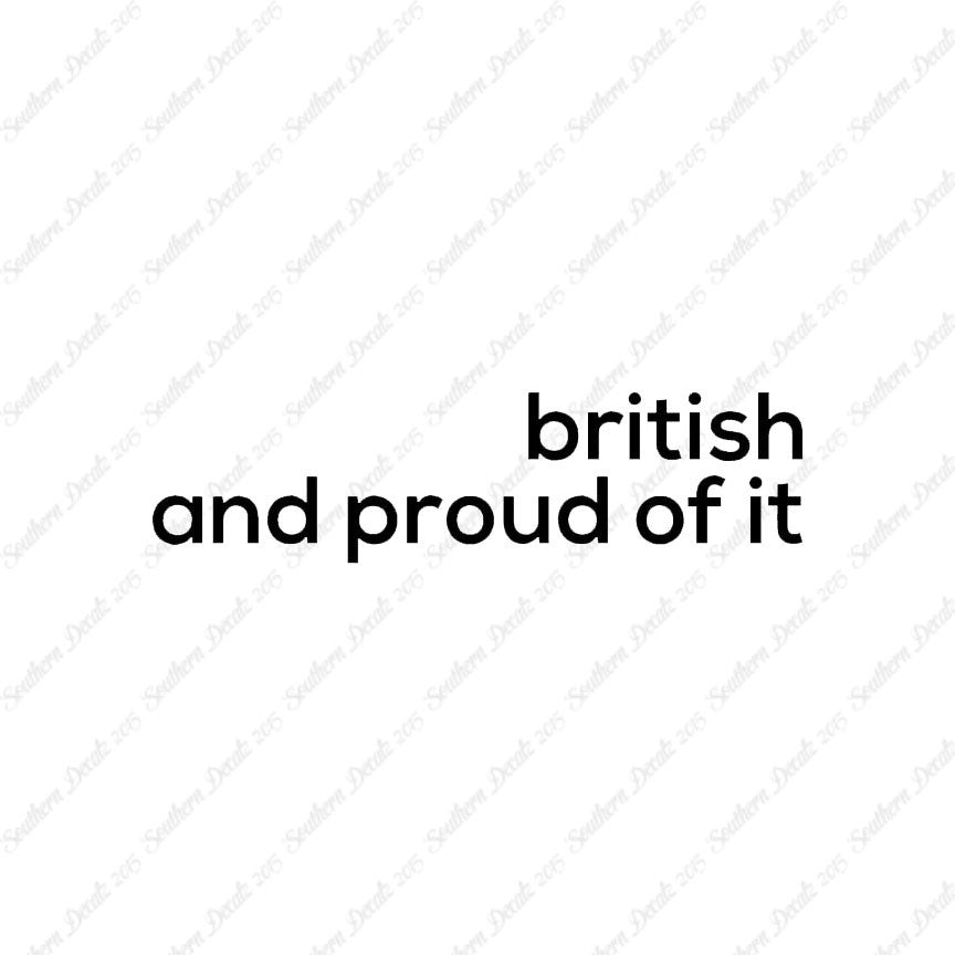 British Proud Of It