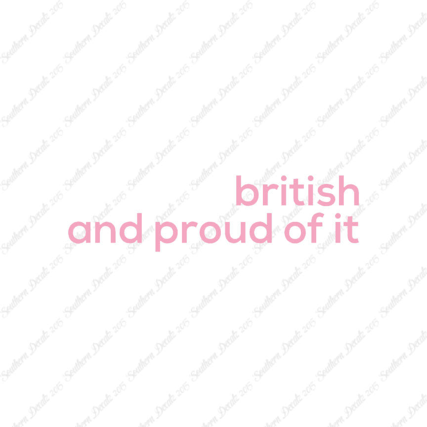 British Proud Of It