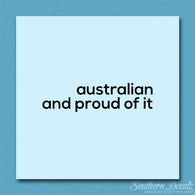 Australian Proud Of It