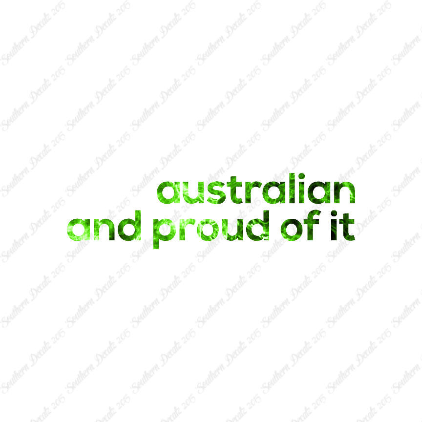 Australian Proud Of It