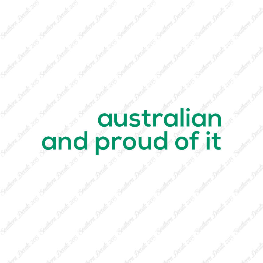 Australian Proud Of It