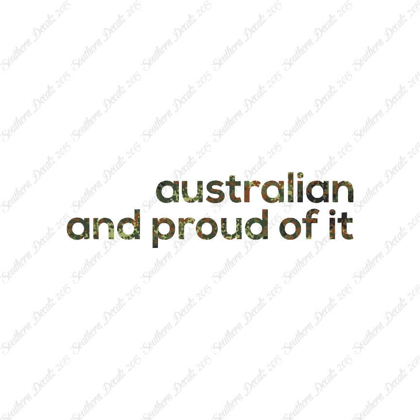 Australian Proud Of It