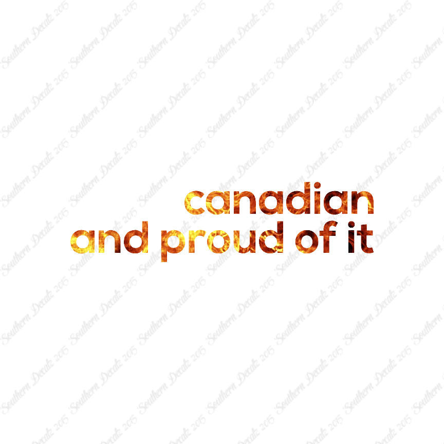 Canadian Proud Of It