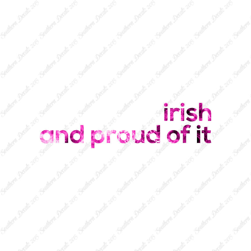 Irish Proud Of It