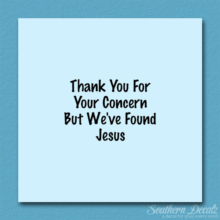 Thank You Found Jesus