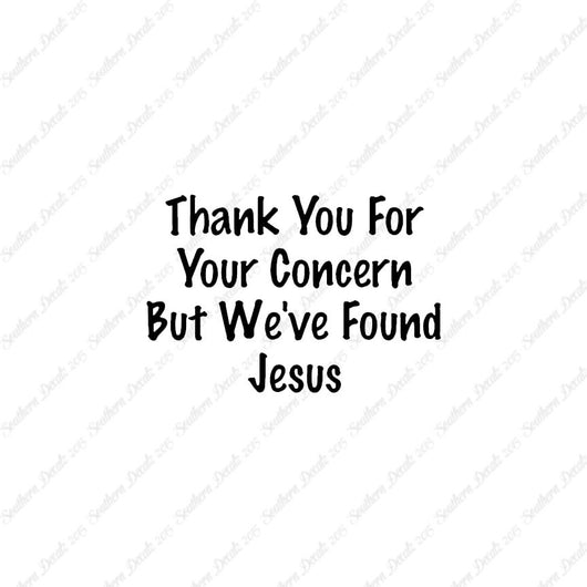 Thank You Found Jesus