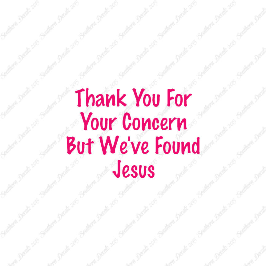 Thank You Found Jesus