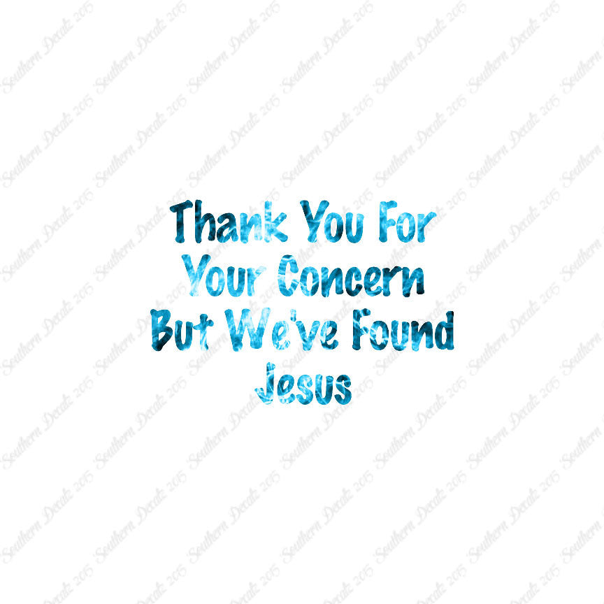 Thank You Found Jesus