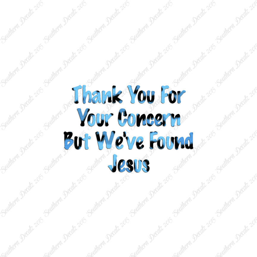 Thank You Found Jesus