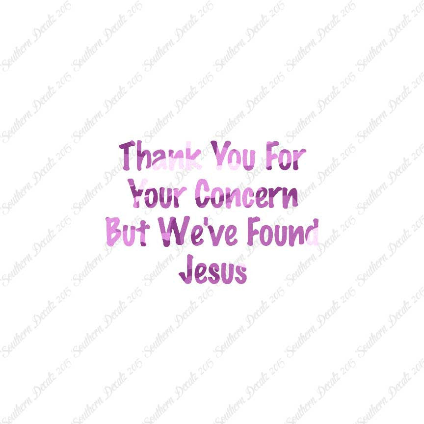 Thank You Found Jesus