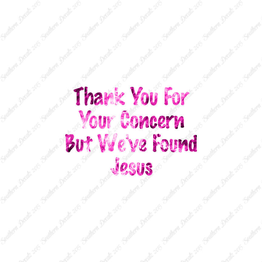 Thank You Found Jesus