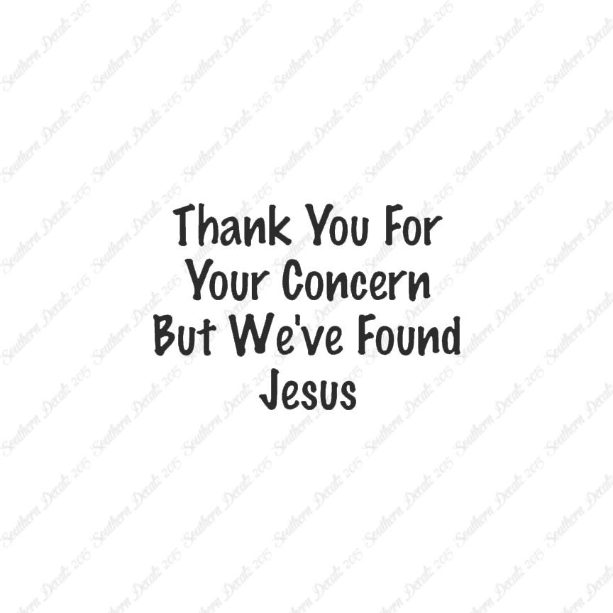 Thank You Found Jesus
