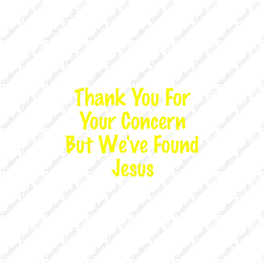 Thank You Found Jesus