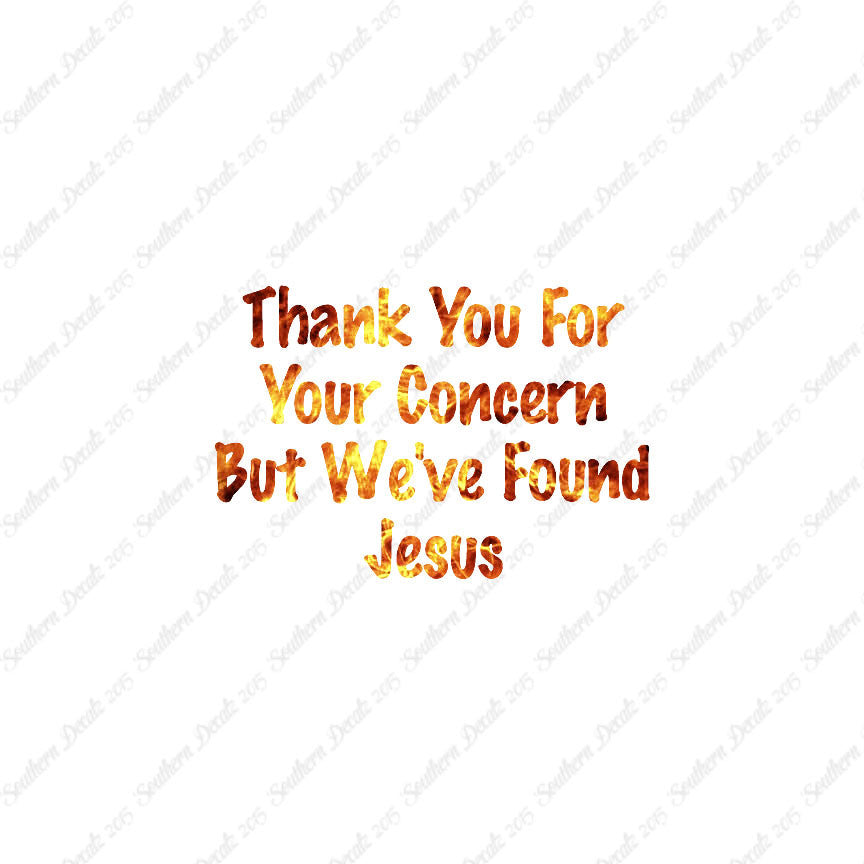 Thank You Found Jesus