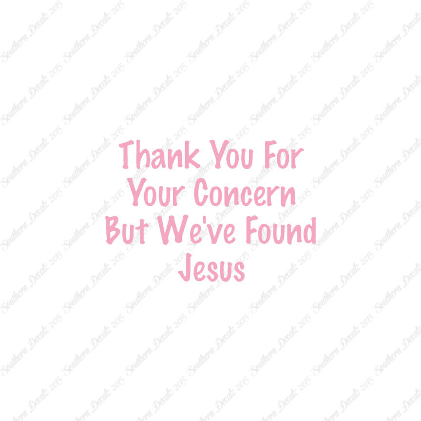 Thank You Found Jesus