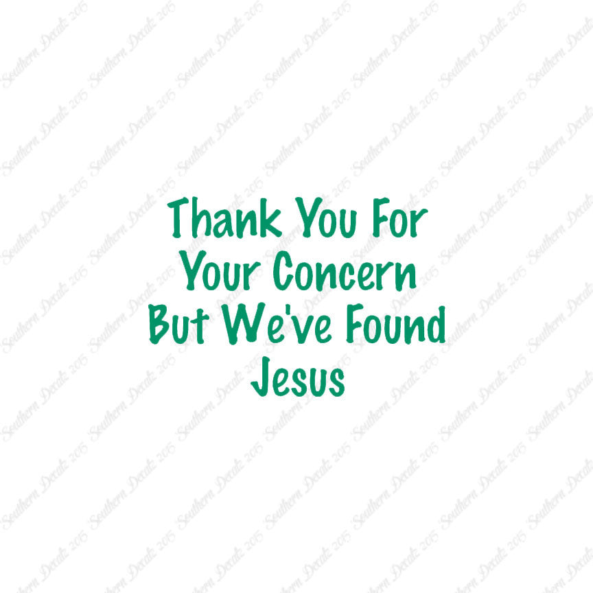 Thank You Found Jesus