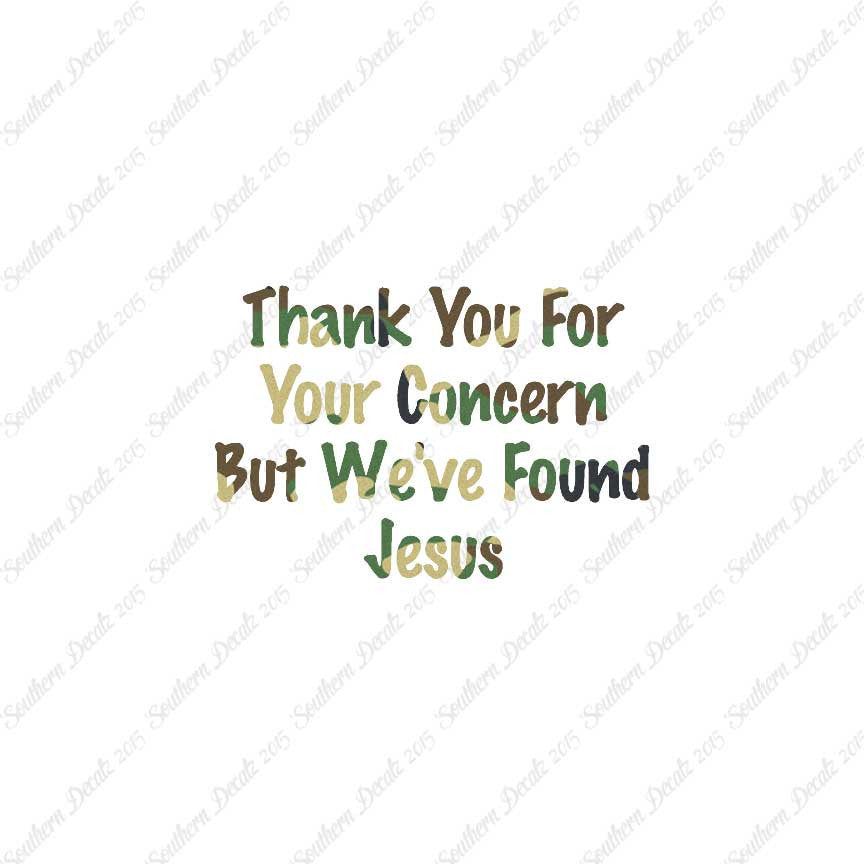 Thank You Found Jesus