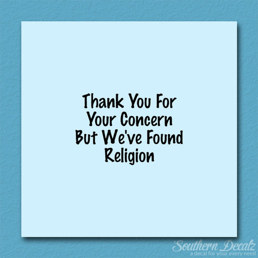 Thank You Found Religion