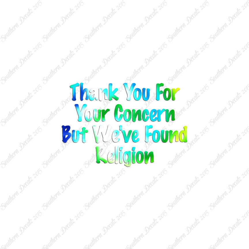 Thank You Found Religion