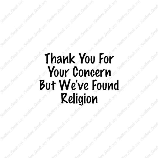 Thank You Found Religion