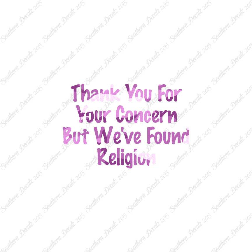 Thank You Found Religion