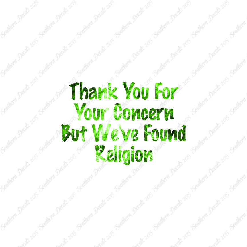 Thank You Found Religion