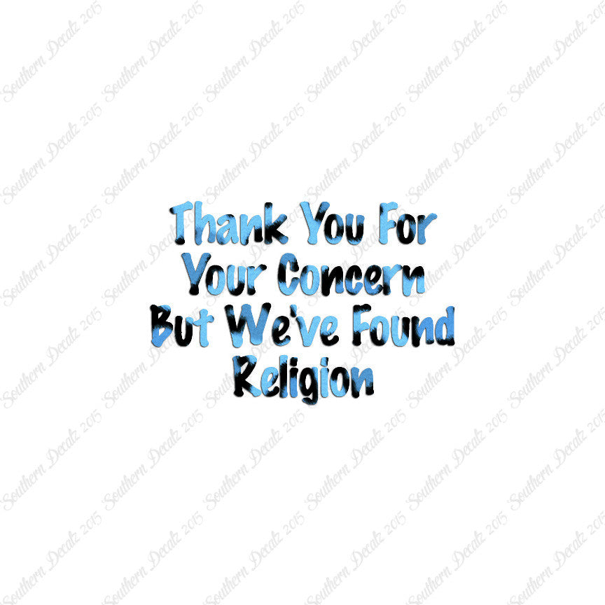 Thank You Found Religion