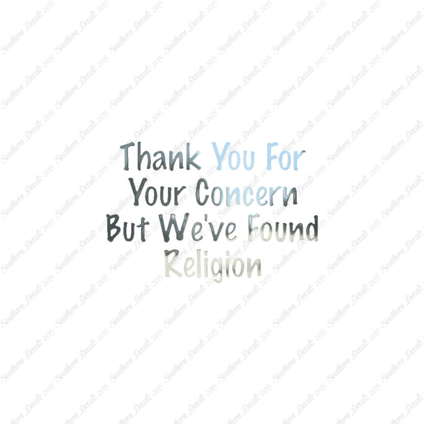 Thank You Found Religion