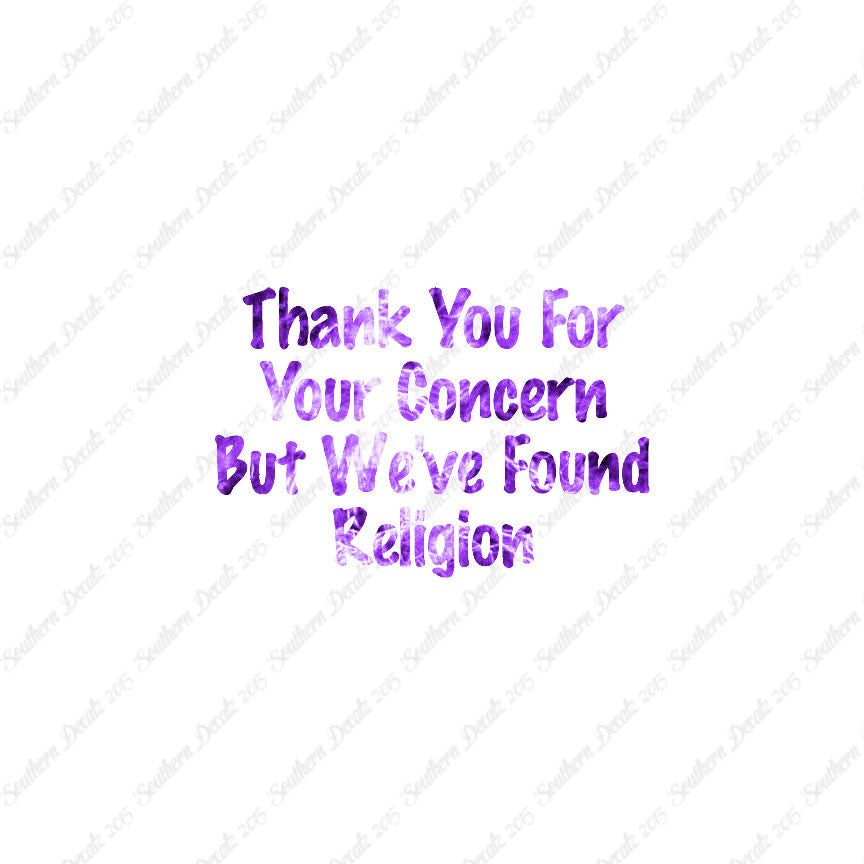 Thank You Found Religion