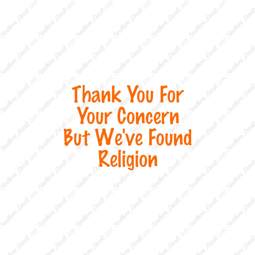 Thank You Found Religion