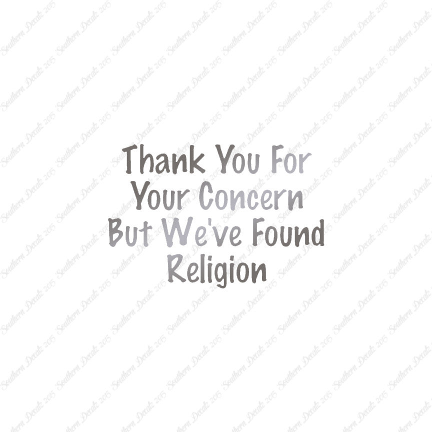Thank You Found Religion