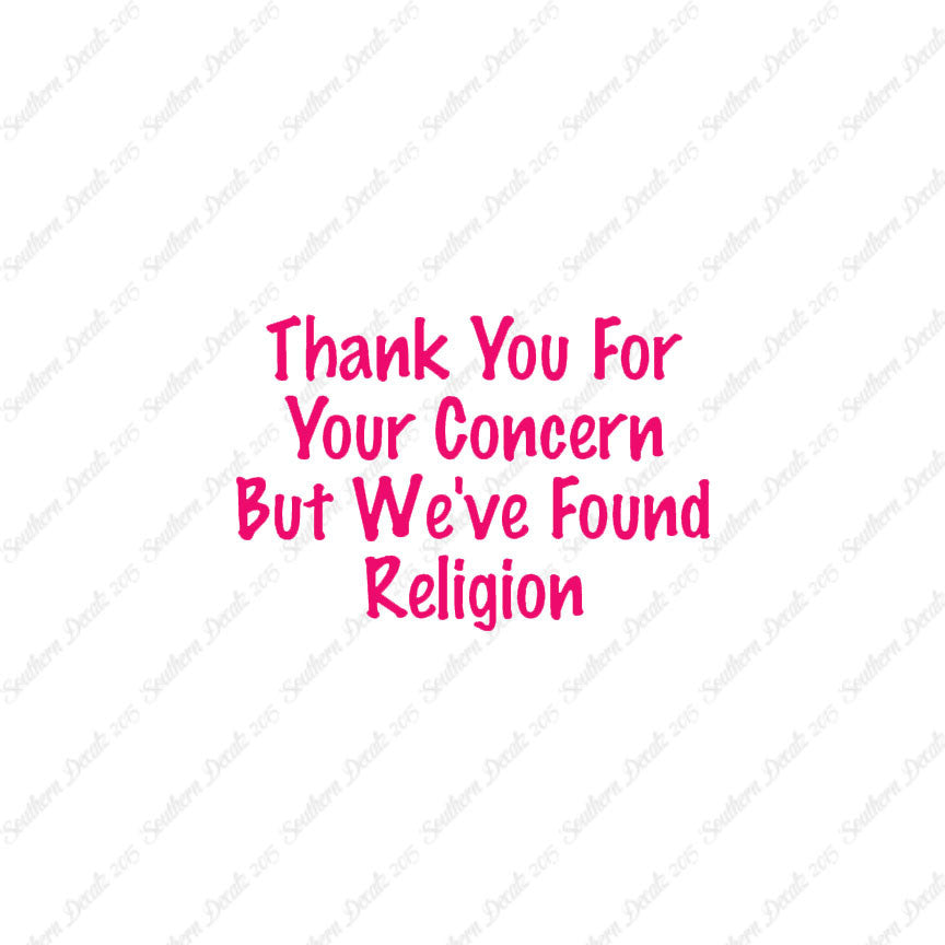 Thank You Found Religion