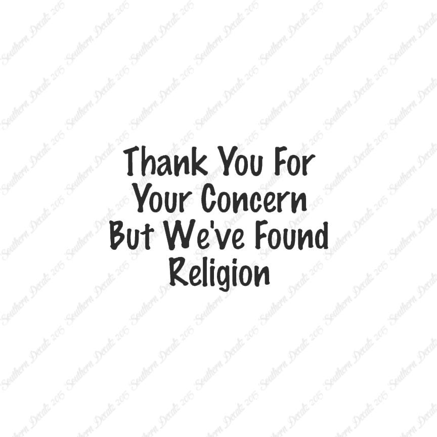 Thank You Found Religion