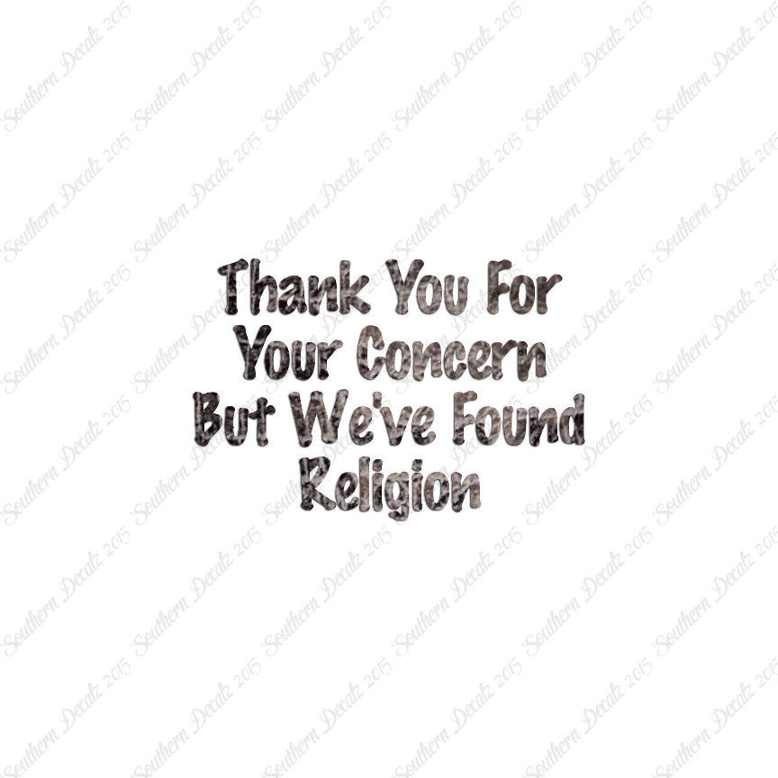 Thank You Found Religion