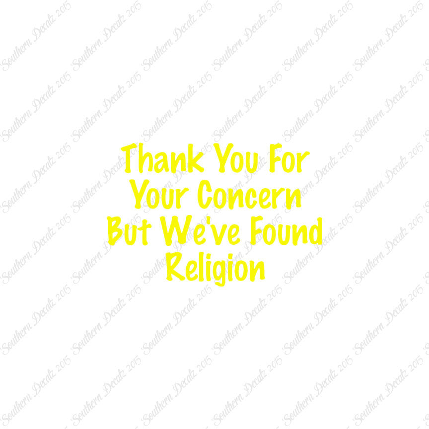 Thank You Found Religion