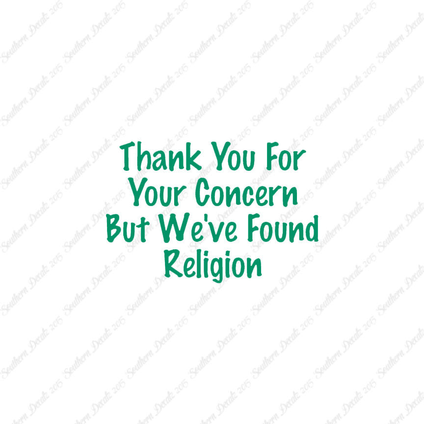 Thank You Found Religion
