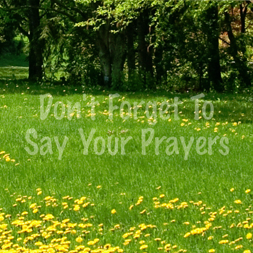 Don't Forget Say Your Prayers