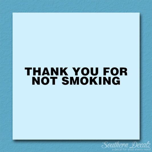 Thank You Not Smoking
