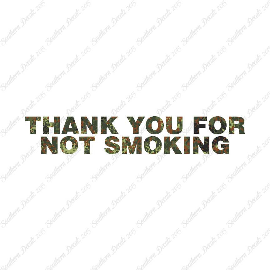 Thank You Not Smoking