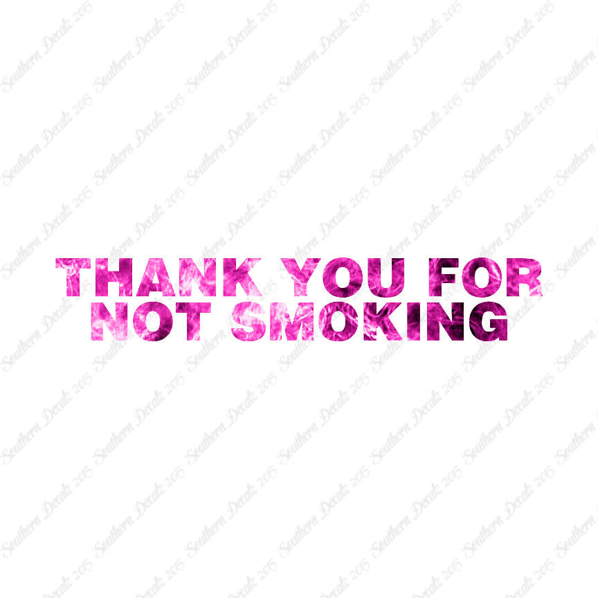 Thank You Not Smoking