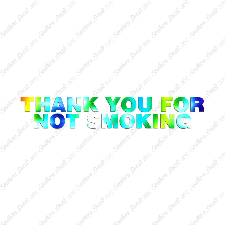 Thank You Not Smoking