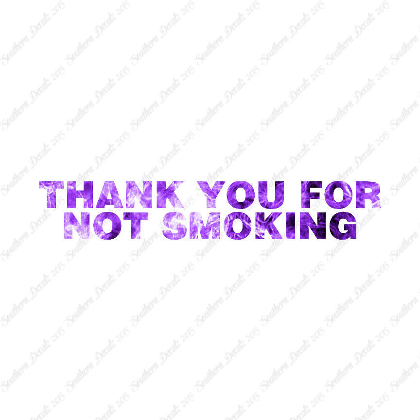 Thank You Not Smoking