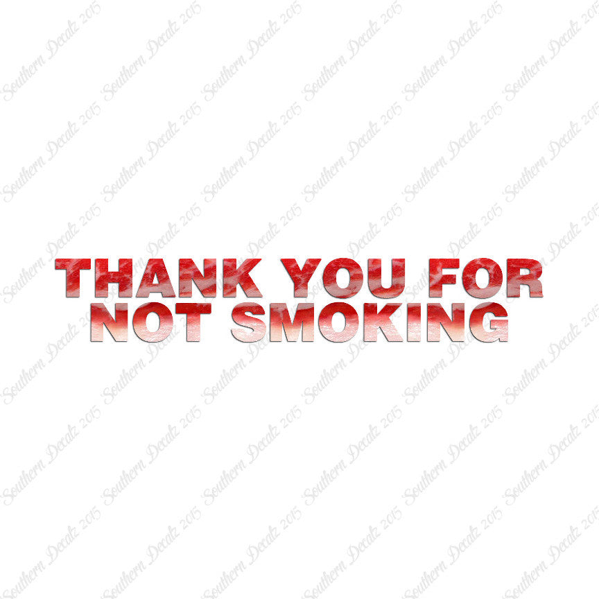 Thank You Not Smoking