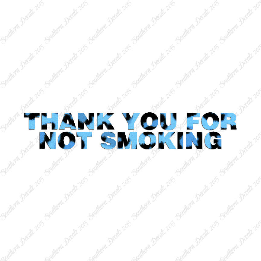 Thank You Not Smoking