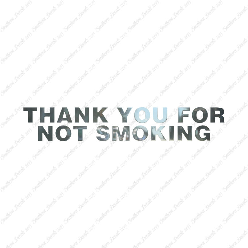 Thank You Not Smoking