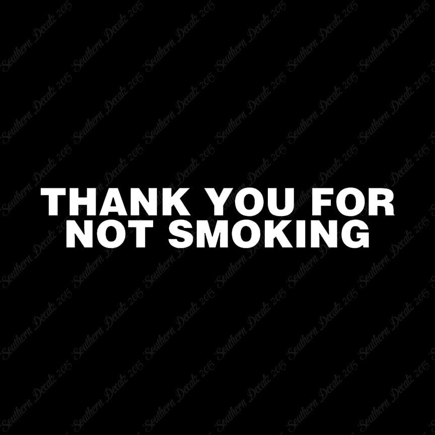 Thank You Not Smoking