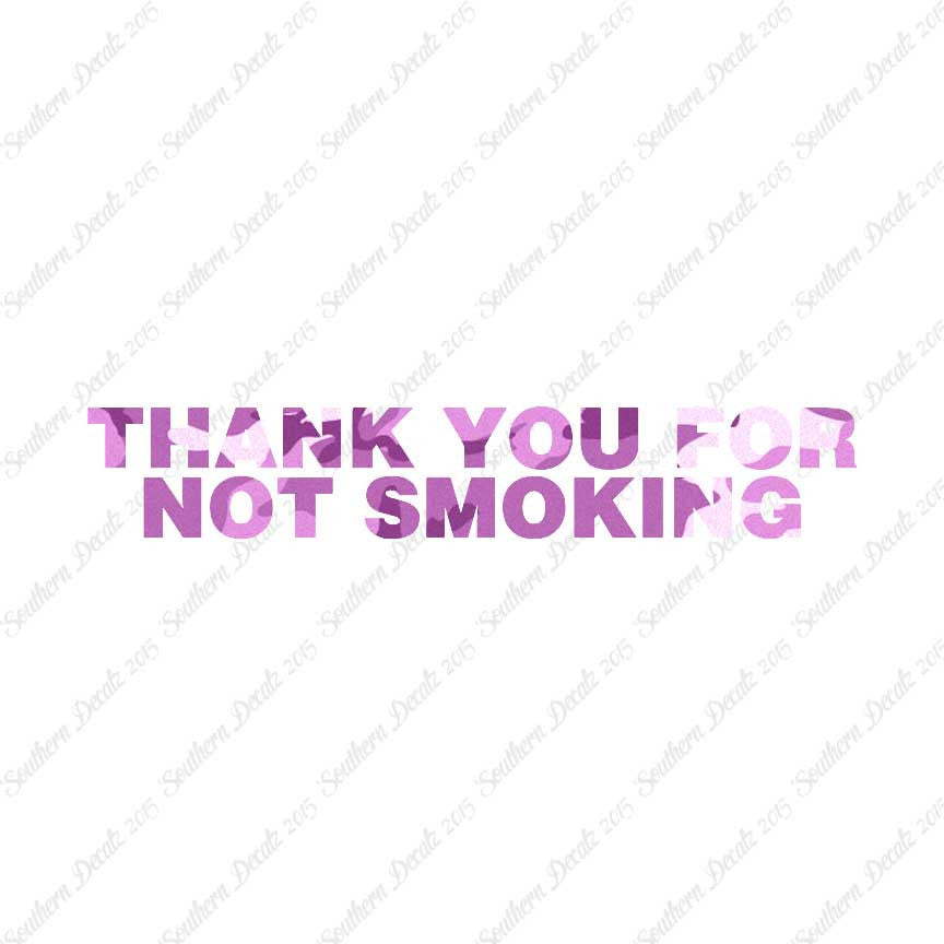 Thank You Not Smoking