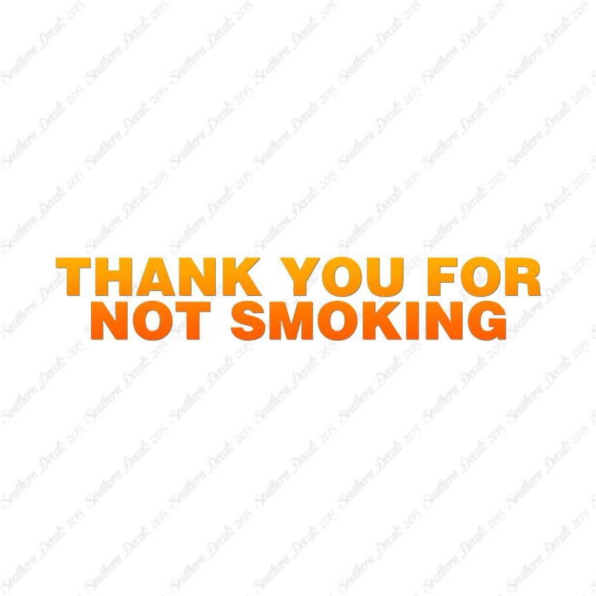 Thank You Not Smoking