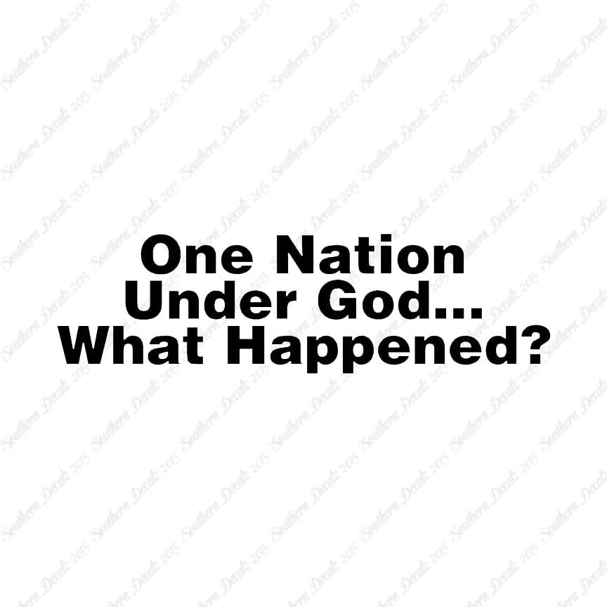 One Nation Under God What Happened