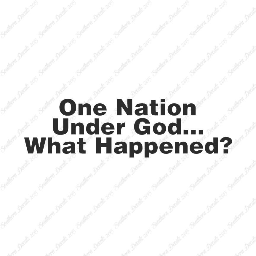 One Nation Under God What Happened